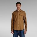 Marine Slim Shirt - Green - Men