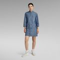 Shirt Dress - Dark blue - Women