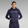 Graphic Core Hoodie - Dark blue - Men