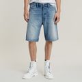 Denim Loose Shorts - Light blue - Men