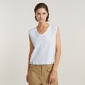 Riveted Loose Top - White - Women