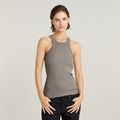 Italian Army Ultra Slim Tank Top - Grey - Women