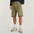 Pleated Chino Shorts - Green - Men