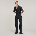 Blouse Jumpsuit - Dark blue - Women