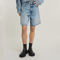 Barrel Loose Shorts - Light blue - Women