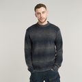 Gradient Knitted Sweater - Multi color - Men