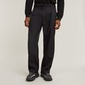 Pleated Chino Relaxed - Black - Men