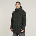 Vodan Padded Hooded Parka - Grey - Men