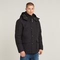 Vodan Padded Hooded Jacket - Black - Men