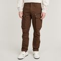 Rovic Zip 3D Regular Tapered Pants - Red - Men