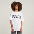 Kids T-Shirt Boxy - White - boys