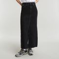 Viktoria Long Skirt - Black - Women