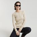 Plated Slim Knitted Sweater - Multi color - Women