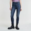 Kafey Ultra High Skinny Jeans - Medium blue - Women