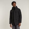 Vodan Padded Hooded Parka - Black - Men