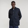 1-Pocket Regular Denim Shirt - Dark blue - Men