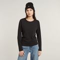 Front Seam Top - Black - Women