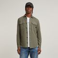 Marine Slim Shirt - Green - Men