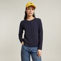 Front Seam Top - Dark blue - Women