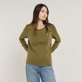 Front Seam Top - Green - Women