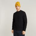 Essential Knitted Sweater - Black - Men