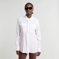 Slim Pocket Shirt - White - Women