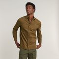 Clean Regular Shirt - Brown - Men