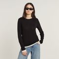 Double Layer Top - Black - Women