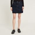 Viktoria Short Skirt Clean Edge - Dark blue - Women