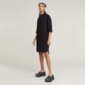 Shirt Dress - Black - Women