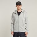 Premium Core Zip Thru Hoodie - Grey - Men