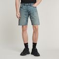 Dakota Shorts Raw Edge - Medium blue - Men