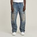 Bend Cargo Loose Jeans - Light blue - Men
