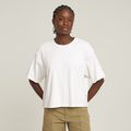 G-Script Loose Top - White - Women