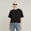 G-Script Loose Top - Black - Women