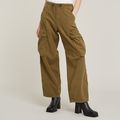 Balloon Cargo Pants - Green - Women