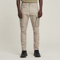 Zip Pocket 3D Skinny Cargo Pants 2.0 - Beige - Men