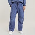 Pleated Denim Pants - Medium blue - Men