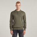 Premium Core Dunda Knitted Polo - Brown - Men