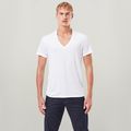 Base Heather V-Neck T-Shirt 2-Pack - White - Men