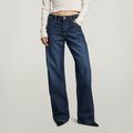 Judee Low Waist Loose Jeans - Dark blue - Women