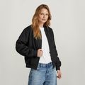 Bomber Padded Jacket - Black - Women