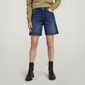 High Bermuda Shorts Clean Edge - Dark blue - Women