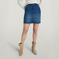 Viktoria Short Skirt Clean Edge - Dark blue - Women