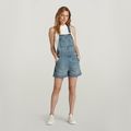 Short Dungaree - Medium blue - Women