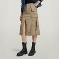 Utility Skirt - Brown - Women