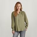 Volume Top Shirt - Green - Women