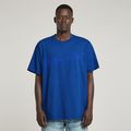 Flock G-Script Loose T-Shirt - Medium blue - Men