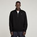 Premium Core Half Zip Sweater - Black - Men
