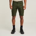 Rovic Zip Regular Shorts - Green - Men